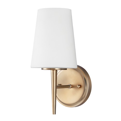 Driscoll Wall Sconce in Satin Brass by Generation Lighting