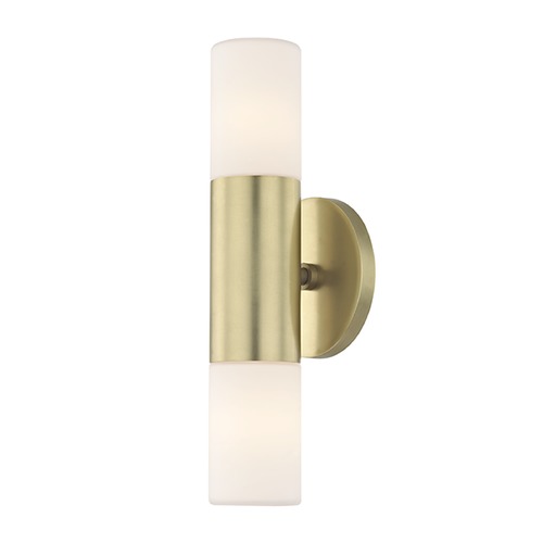 Lola Aged Brass LED Sconce by Mitzi by Hudson Valley