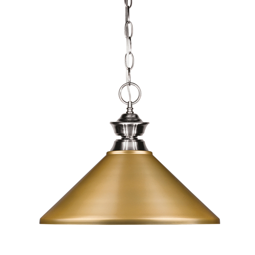 Z-Lite Pendants Brushed Nickel Pendant by Z-Lite 100701BN-MSG