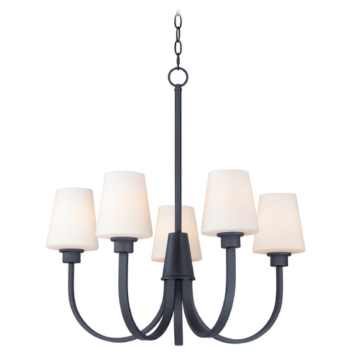 Maxim Lighting Maxim Lighting Shelter Black Chandelier 11825SWBK