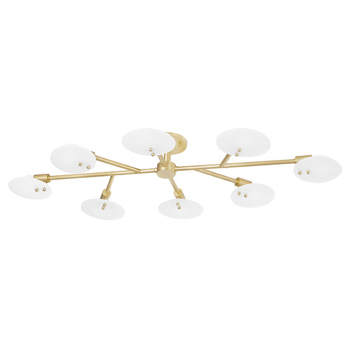 Mitzi by Hudson Valley Mitzi Avery Aged Brass 8-Light Chandelier H428608-AGB