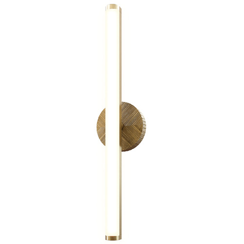 Alan Peppin Kensington LED Bath Light in Brass by Alora Lighting