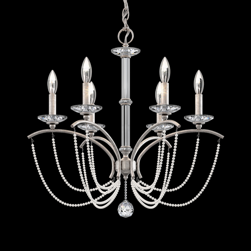 Priscilla Antique Silver Chandelier by Schonbek Lighting