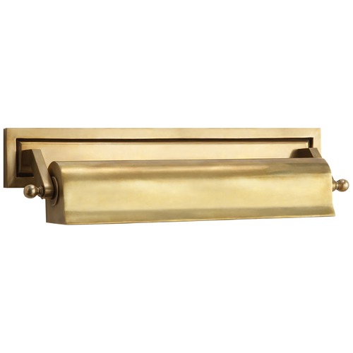 Visual Comfort Signature Collection Thomas OBrien Library 16-Inch Art Light in Brass by Visual Comfort Signature TOB2605HAB