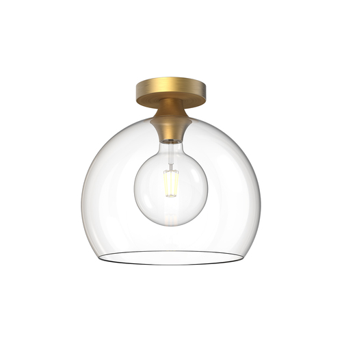 Alora Lighting Castilla 12-Inch Semi-Flush Mount in Aged Gold by Alora Lighting FM506312AGCL