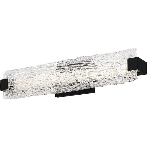 Winter Matte Black LED Bathroom Light by Quoizel Lighting