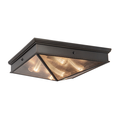 Cairo Indoor Flush Mount in Urban Bronze by Alora Lighting