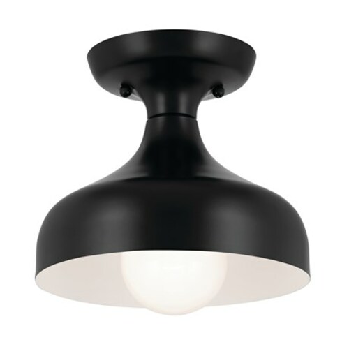 Kichler Lighting Sisu Black Semi-Flush Mount Light by Kichler Lighting 52599BK