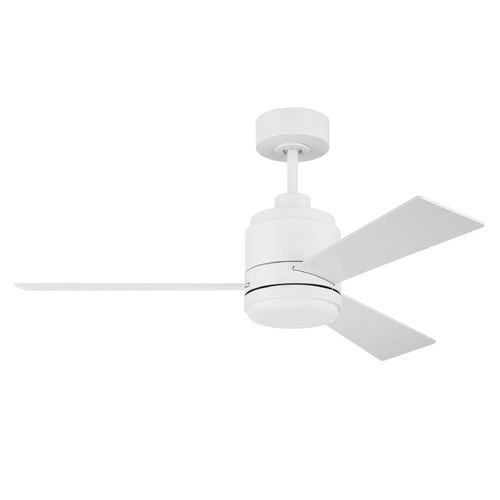 Craftmade Lighting Mccoy White LED Ceiling Fan with Light
