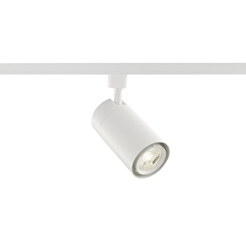 White 4000K LED Cylinder Track Head for Halo Track Systems by Recesso