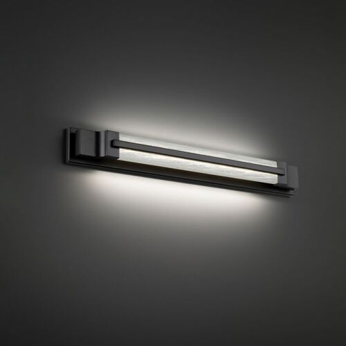 Schonbek Beyond Aberdeen 28-Inch LED Crystal Bath Light in Black by Schonbek Beyond BWS78228-BK