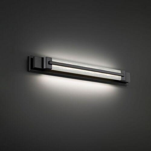 Aberdeen 28-Inch LED Crystal Bath Light in Black by Schonbek Beyond