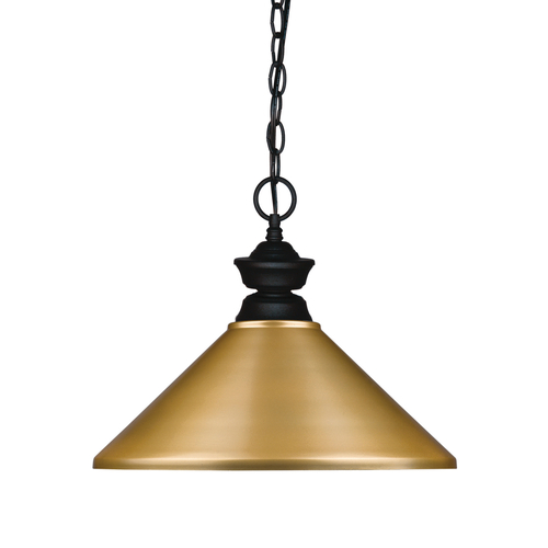 Pendants Matte Black Pendant by Z-Lite