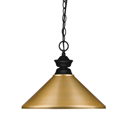 Z-Lite Pendants Matte Black Pendant by Z-Lite 100701MB-MSG