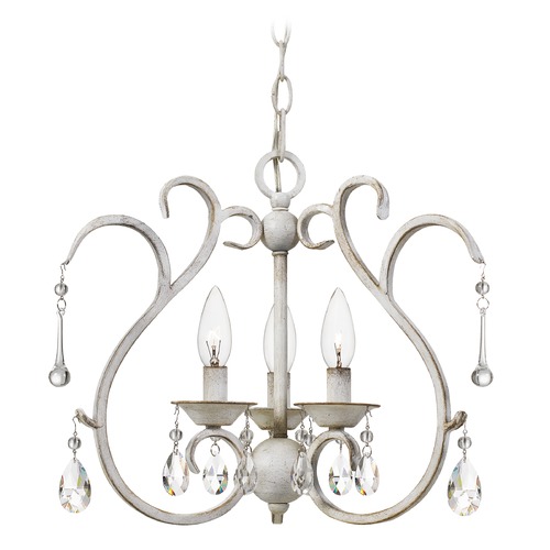 Quoizel Lighting Blanca Antique White Pendant by Quoizel Lighting BLC2816AWH