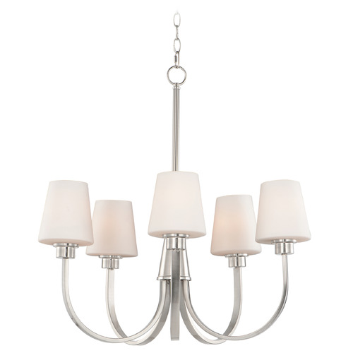 Maxim Lighting Maxim Lighting Shelter Satin Nickel Chandelier 11825SWSN