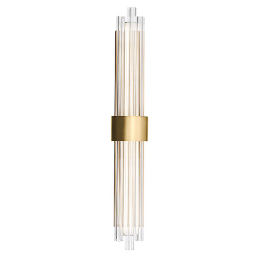 Modern Forms by WAC Lighting Luzerne Aged Brass LED Vertical Bathroom Light by Modern Forms WS-30128-AB