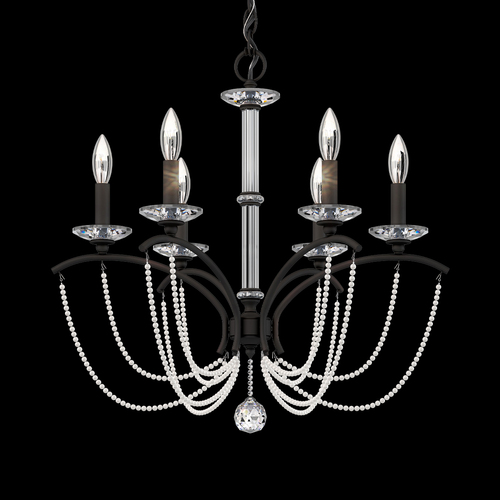 Priscilla Black Chandelier by Schonbek Lighting