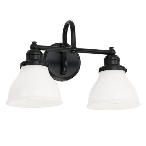 Baxter 16.25-Inch Vanity Light in Matte Black by Capital Lighting