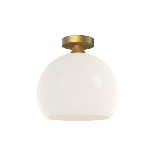 Alora Lighting Castilla 12-Inch Semi-Flush Mount in Aged Gold by Alora Lighting FM506312AGOP