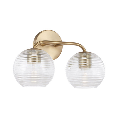HomePlace by Capital Lighting Dolan 15.50-Inch Bath Light in Brass by HomePlace by Capital Lighting 149921MA-544
