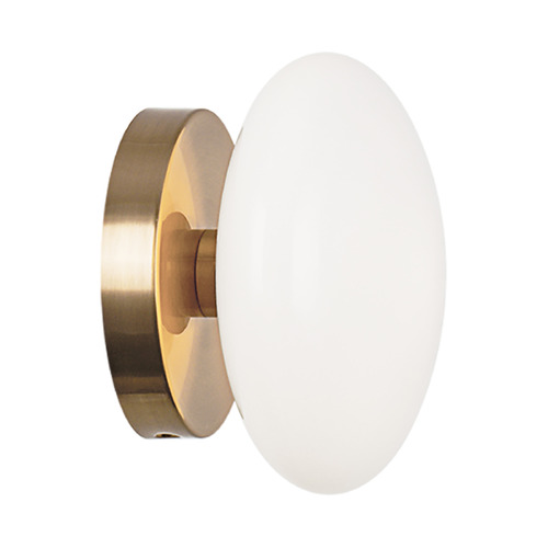 Matteo Lighting Matteo Lighting Pearlesque Aged Gold Brass LED Sconce S05101AGOP