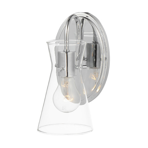 Ava Polished Chrome Sconce by Maxim Lighting