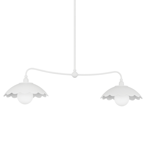 Yael 45-Inch Linear Pendant in White by Mitzi by Hudson Valley
