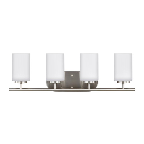 Oslo Brushed Nickel Bathroom Light by Generation Lighting