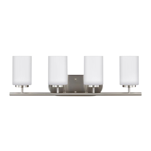 Generation Lighting Oslo Brushed Nickel Bathroom Light by Generation Lighting 41163-962