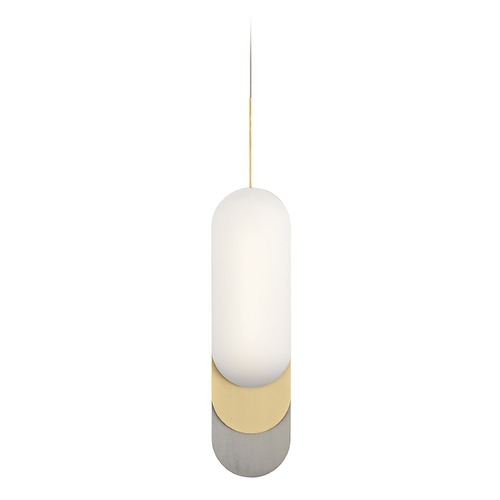 Shima 24.25-Inch High Champagne Gold LED Pendant by Kichler Lighting