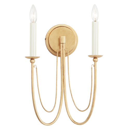 Maxim Lighting Plumette Gold Leaf Sconce