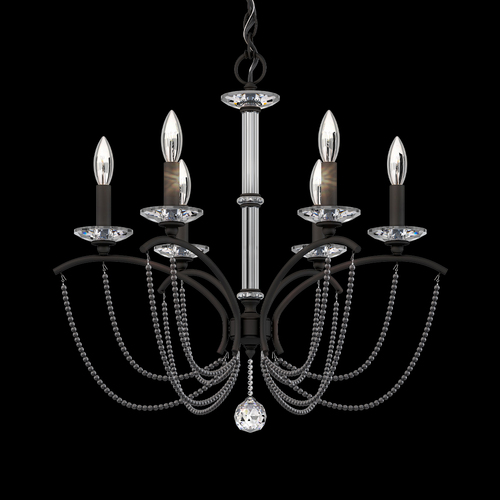 Priscilla Black Chandelier by Schonbek Lighting