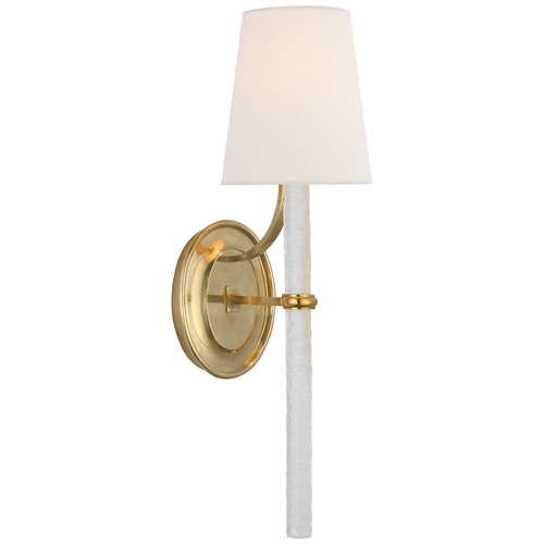 Visual Comfort Signature Collection Marie Flanigan Abigail Sconce in Soft Brass by Visual Comfort Signature S2325SBCWGL