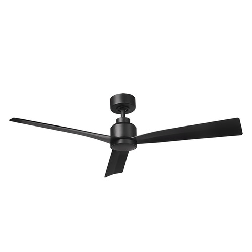 WAC Lighting Clean 52-Inch Fan in Matte Black by WAC Lighting F-003-MB