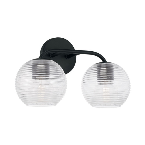 HomePlace by Capital Lighting Dolan 15.50-Inch Bath Light in Black by HomePlace by Capital Lighting 149921MB-544