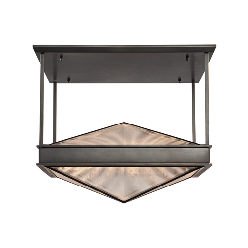 Cairo Indoor Semi-Flush Mount in Urban Bronze by Alora Lighting