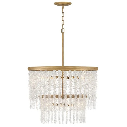 Fredrick Ramond Rubina Burnished Gold LED Chandelier