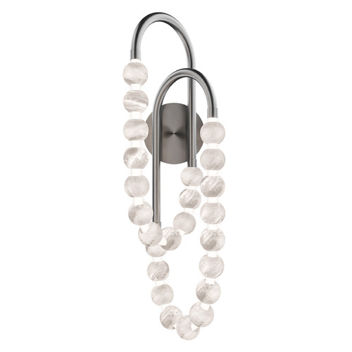 Modern Forms by WAC Lighting Modern Forms Parel Antique Nickel LED Sconce WS-50427-AN