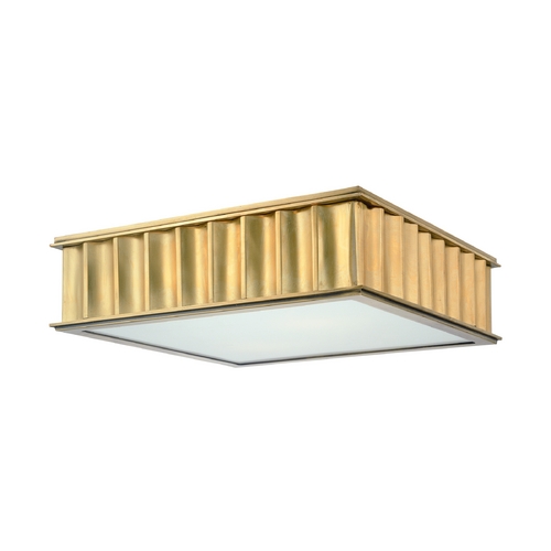 Hudson Valley Lighting Middlebury Flush Mount in Aged Brass by Hudson Valley Lighting 931-AGB