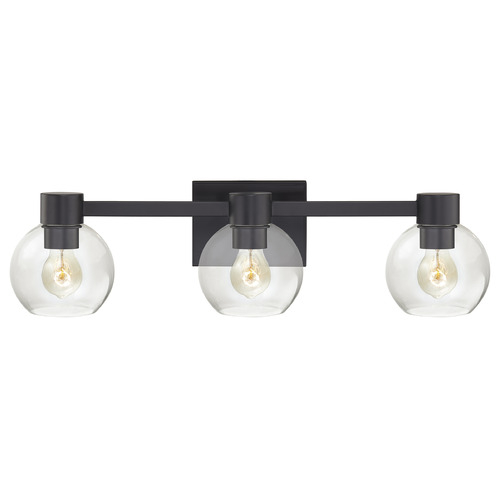 Vashon 3-Light Bath Light in Matte Black by Design Classics Lighting