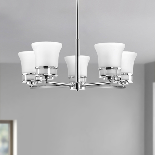 Cascadia Chandelier in Chrome by Progress Lighting