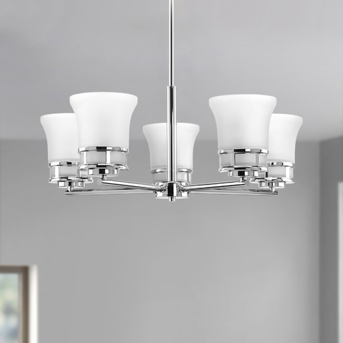 Progress Lighting Cascadia Chandelier in Chrome by Progress Lighting P4613-15