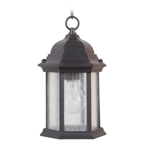 11-Inch Outdoor Hanging Light in Matte Black by Craftmade Lighting