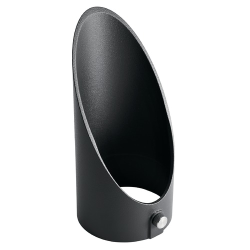 6-Inch 12V LED Large Accent Cowl in Textured Black by Kichler Lighting