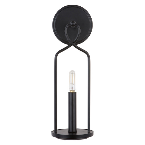 Sonnet 5-Inch Wall Sconce in Matte Black by Capital Lighting