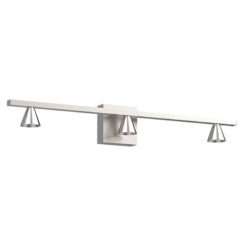 Dune 30.25-Inch 3-Light LED Vanity Light in Brushed Nickel by Kuzco Lighting