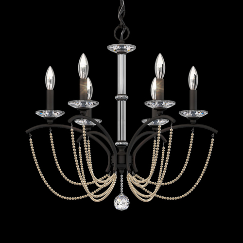 Priscilla Black Chandelier by Schonbek Lighting
