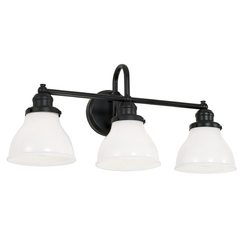 Baxter 24.25-Inch Vanity Light in Matte Black by Capital Lighting