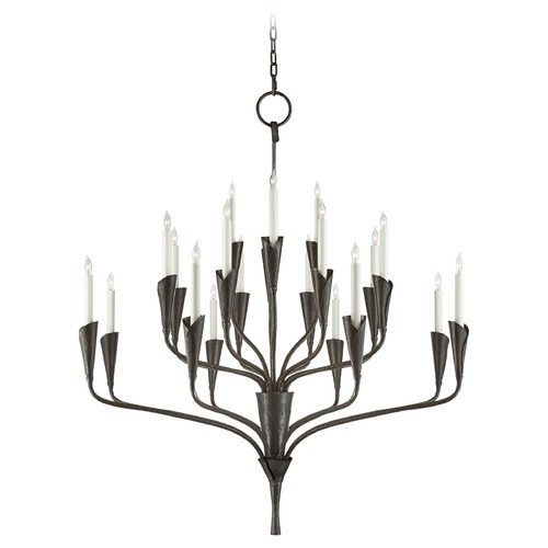 Visual Comfort Signature Collection Chapman & Myers Aiden Chandelier in Aged Iron by Visual Comfort Signature CHC5503AI